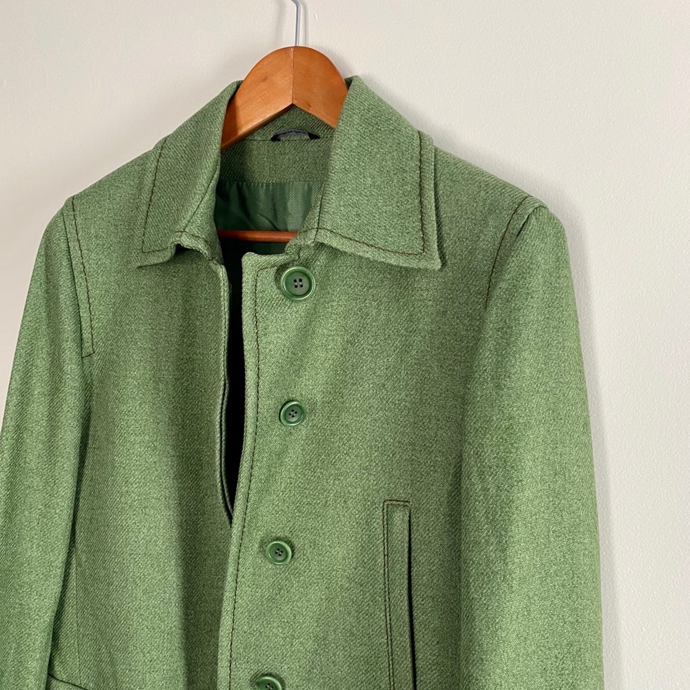 Cinzia Rocca Italian Jacket Cashmere Blend Green